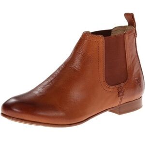 Frye Jillian Chelsea Booties in Whiskey size 6.5